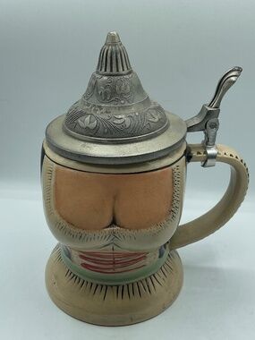 Vintage Beer Mug Germany Beer Stein With Lid